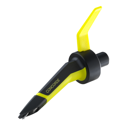 Ortofon Concorde MKII Club Twin-Set DJ-Tonabnehmer Unteransicht mit sichtbarer Nadel