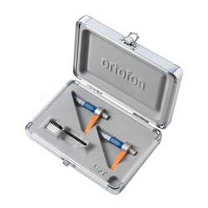 Ortofon Concorde MKII DJ Twin-Set DJ-Tonabnehmer Lieferumfang mit zwei Systemen im Flightcase