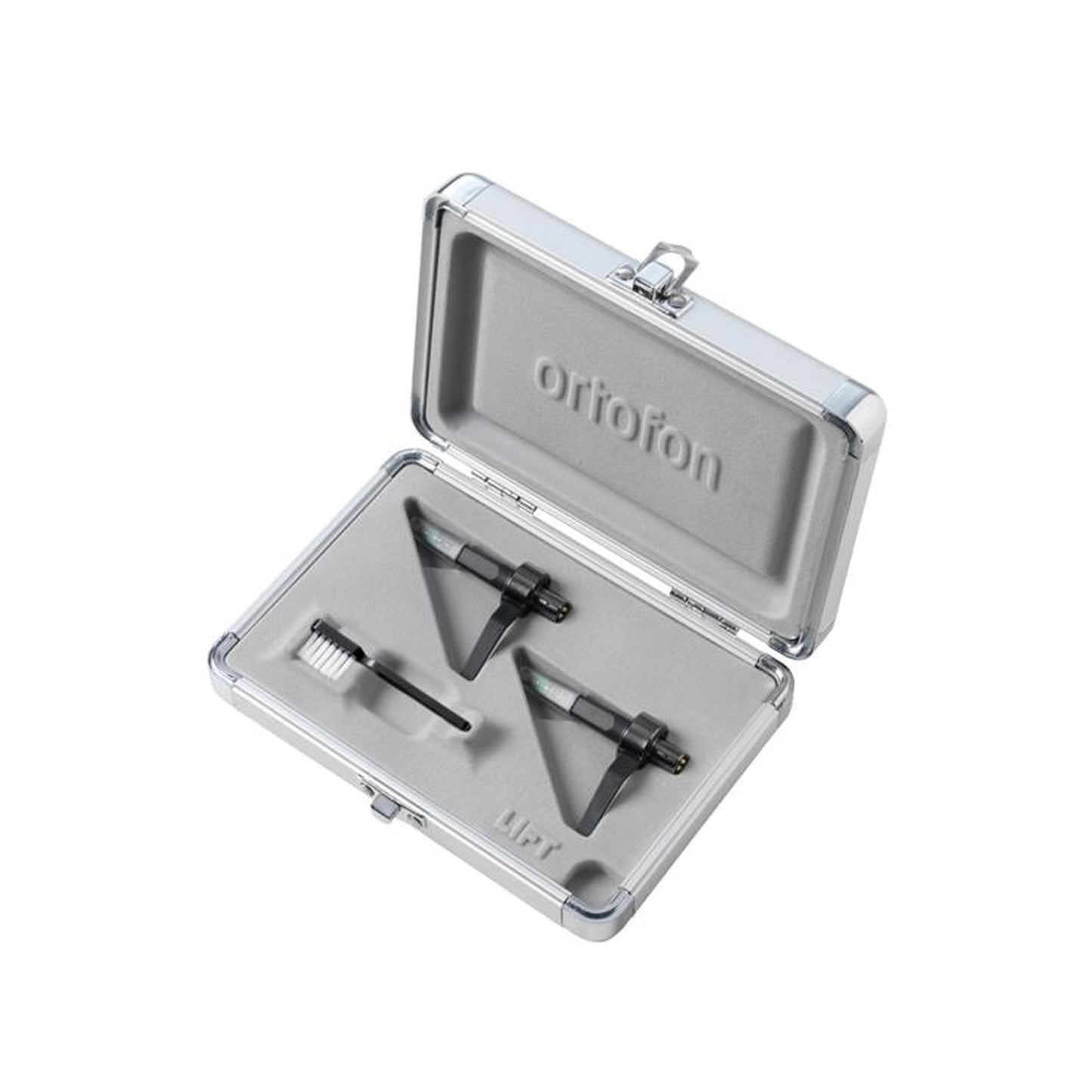 Ortofon Concorde MKII Mix Twin-Set DJ-Tonabnehmer Lieferumfang mit zwei Systemen im Flightcase