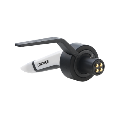 Ortofon Concorde MKII Scratch DJ-Tonabnehmer Anschlussfeld mit vergoldetem Bajonett-Kontakt