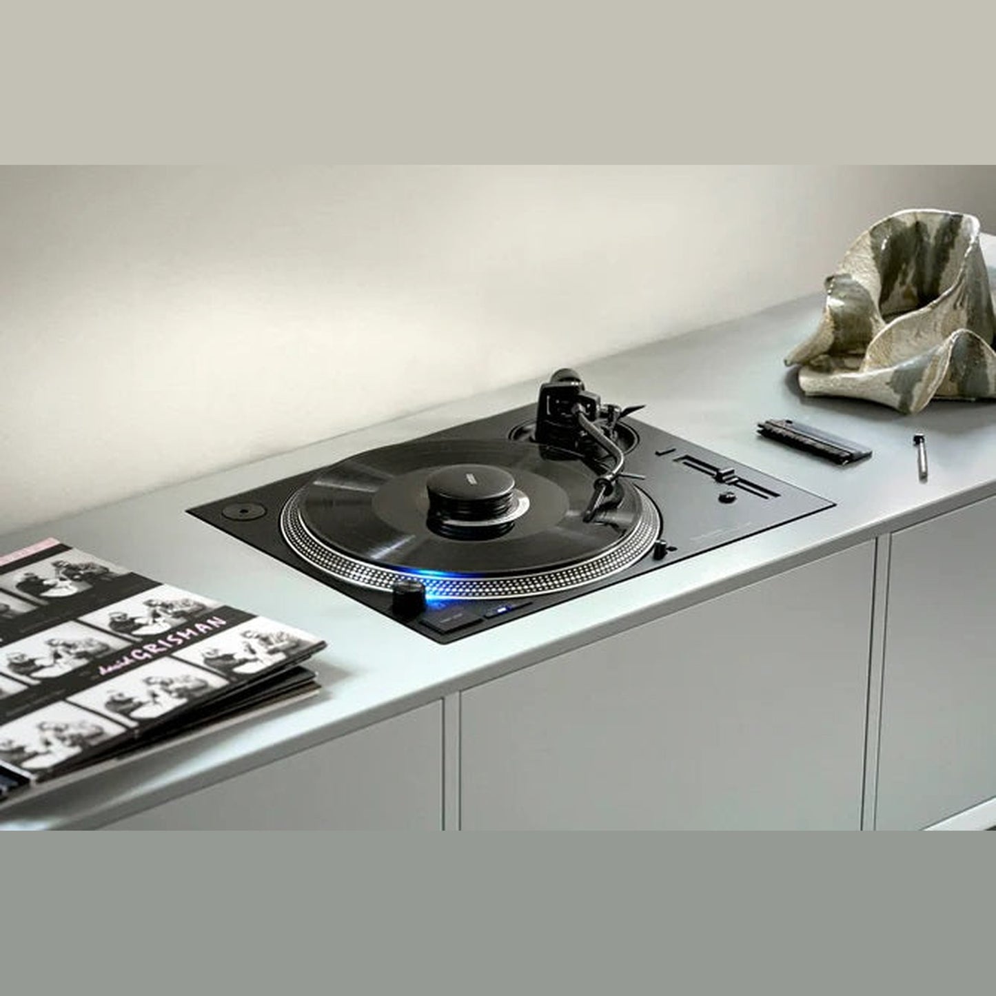 Ortofon Concorde Music Black LVB 250 MC-Tonabnehmer Lifestyle auf Technics Plattenspieler