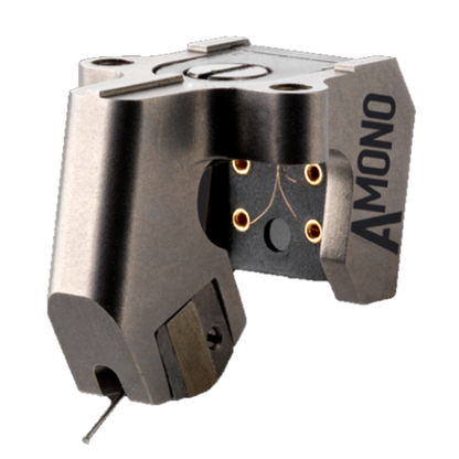 Ortofon MC A Mono MC-Tonabnehmer Detailansicht Gehäuse mit Anschluss-Pins