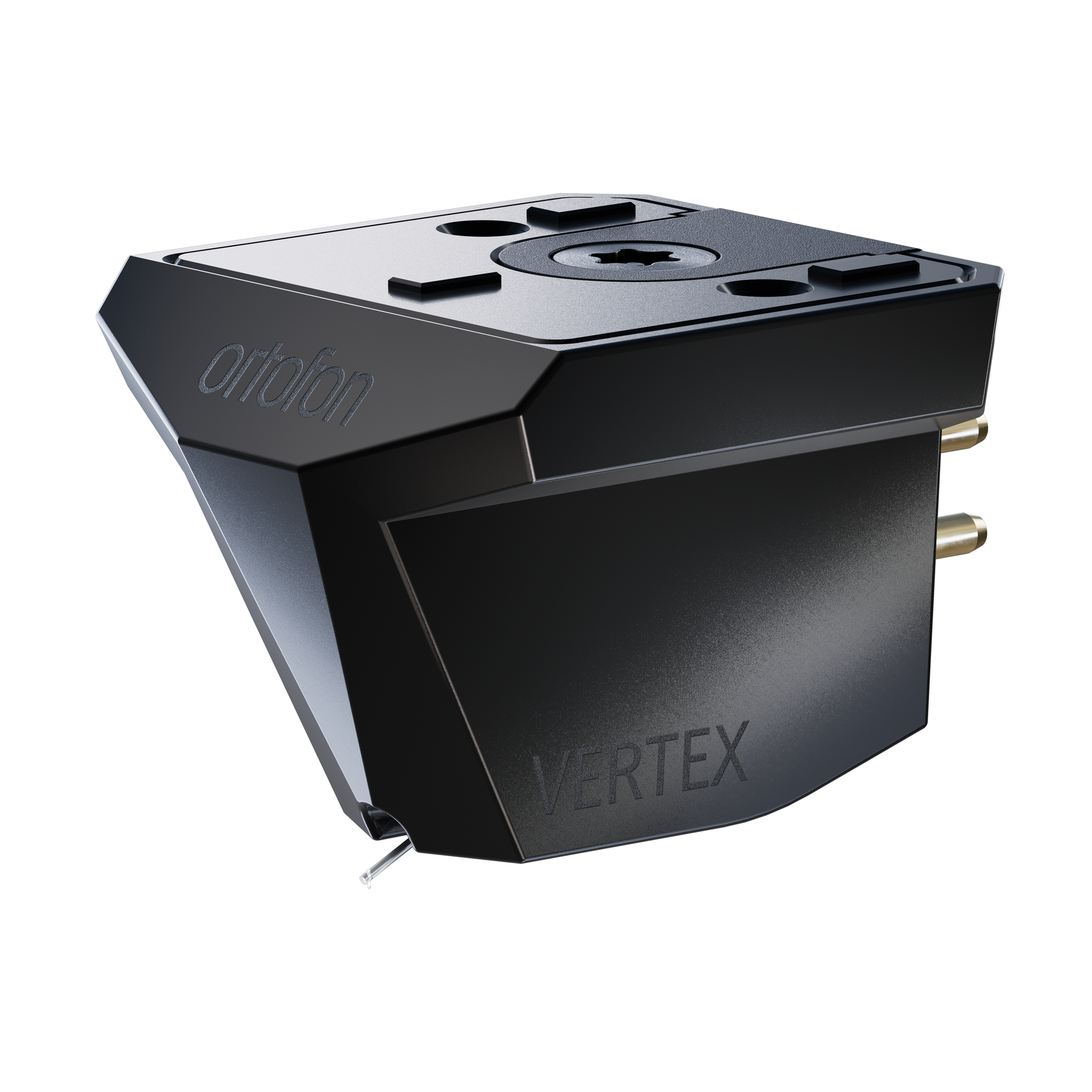 Ortofon MC Vertex High-End-MC-Tonabnehmer der Exclusives-Serie, Perspektive von links oben