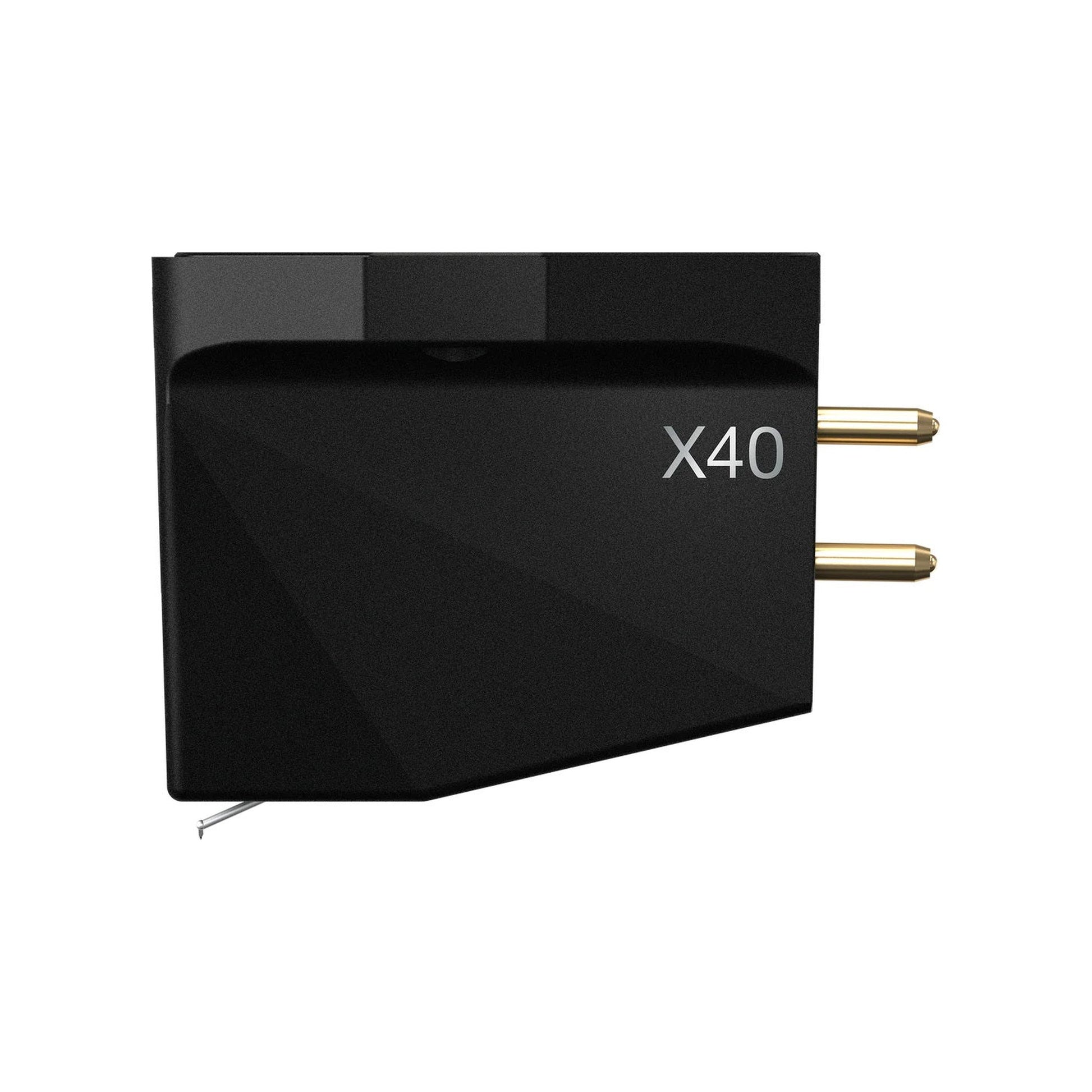 Ortofon MC X40 MC-Tonabnehmer Seitenansicht von links