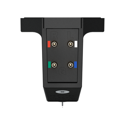Ortofon MC X50 Moving-Coil-Tonabnehmer Rückansicht mit vergoldeten Anschluss-Pins