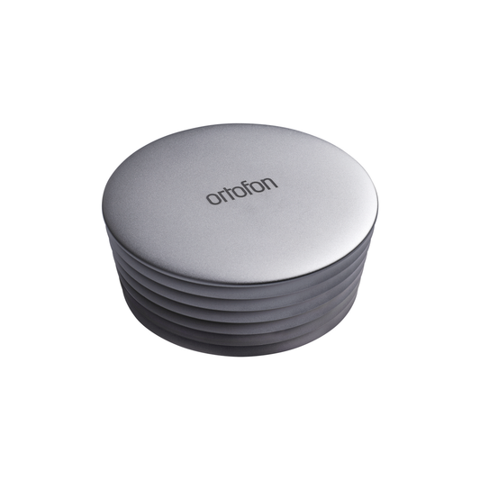 Ortofon Plattenstabilisator Heavy 350 g Silber Perspektivansicht