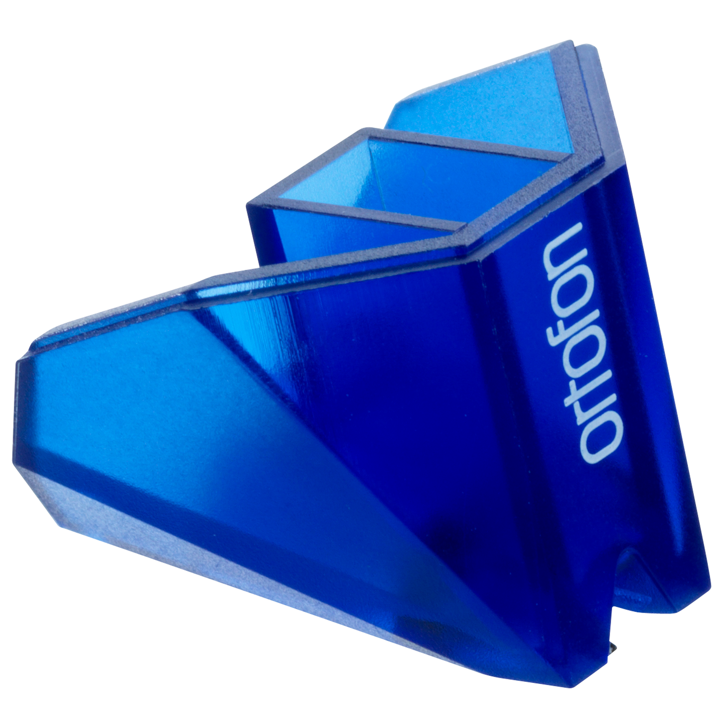 Ortofon Stylus 2M Blue Ersatznadel mit Nude Elliptical Diamant, Frontansicht