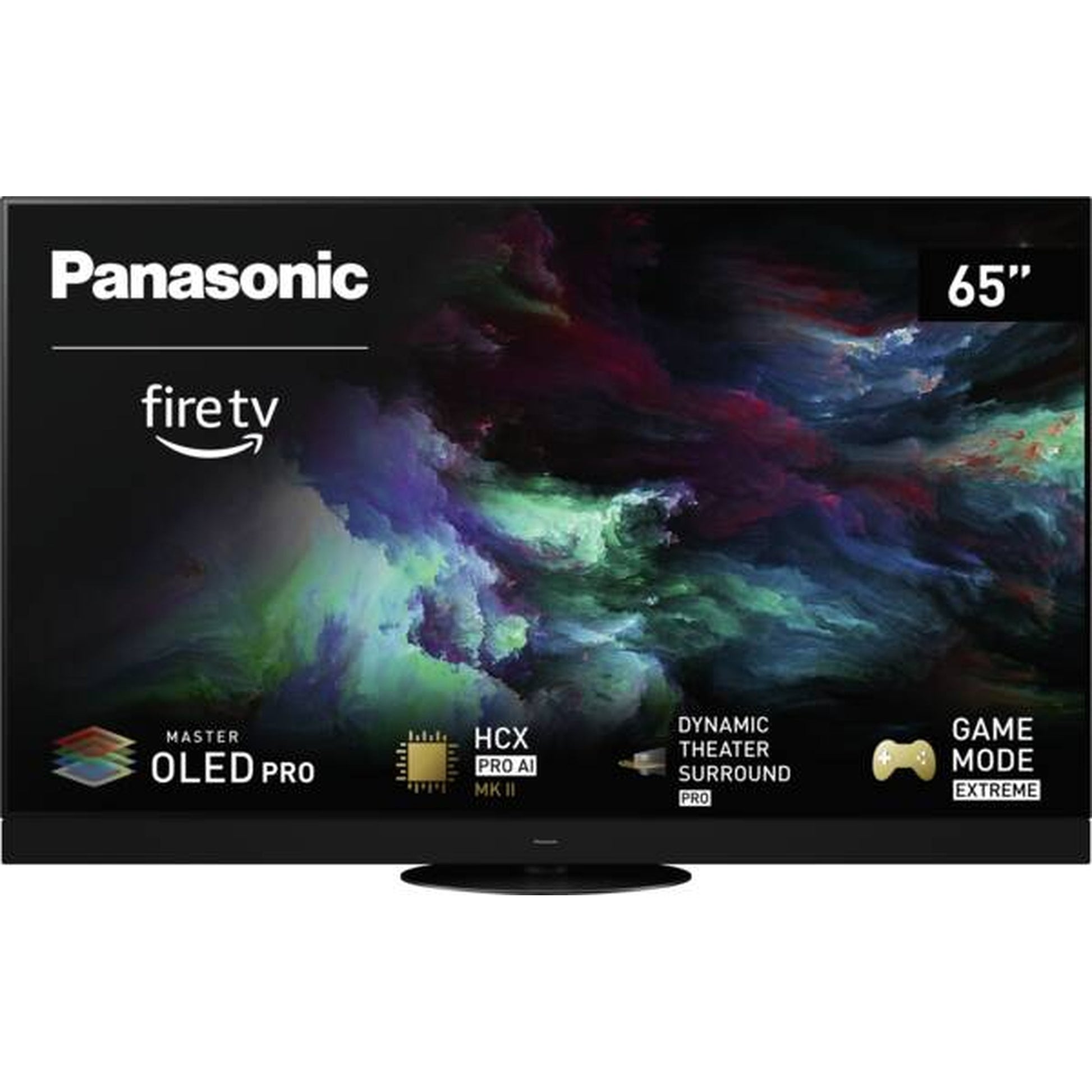 Panasonic TV-65Z90AEK OLED-Fernseher Displayansicht mit Ausstattungsübersicht