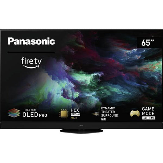 Panasonic TV-65Z90AEK OLED-Fernseher Displayansicht mit Ausstattungsübersicht
