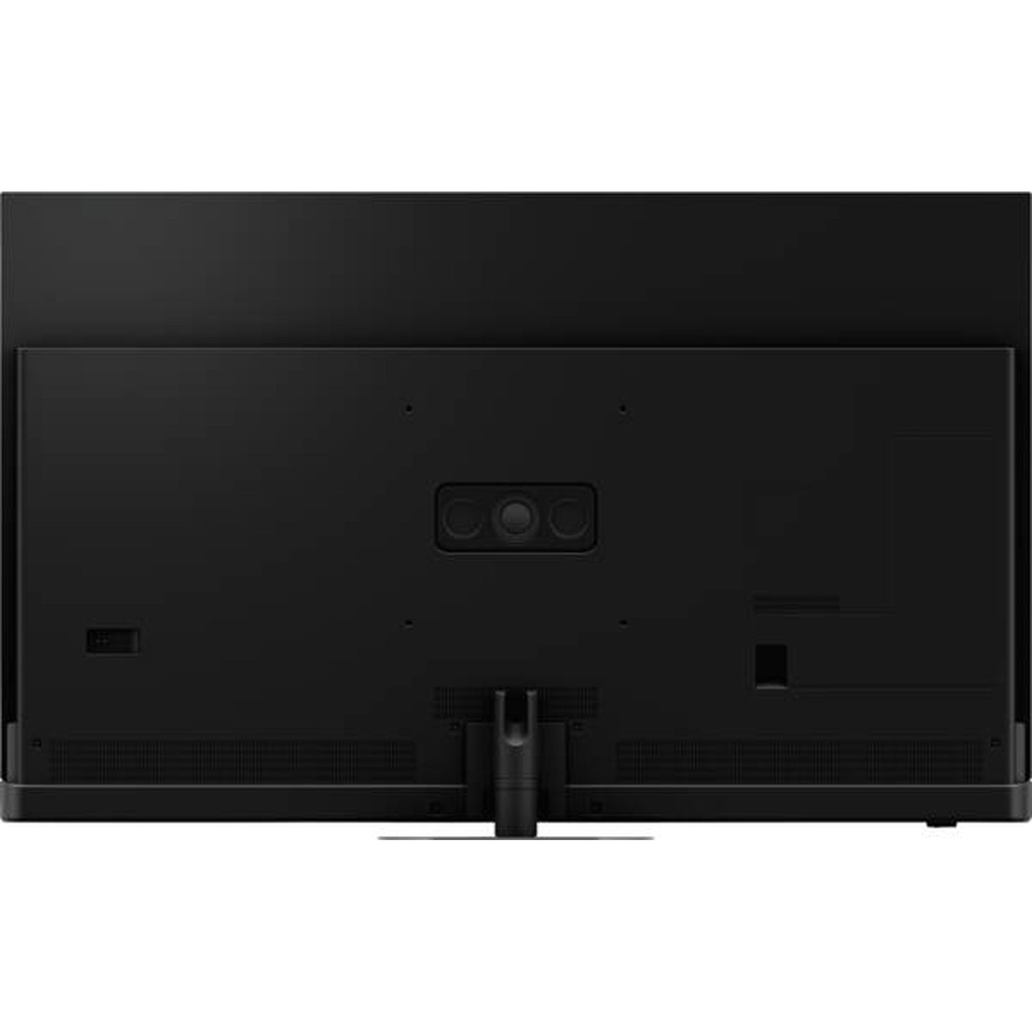 Panasonic TV-65Z90BEK OLED-Fernseher Rückansicht mit Standfuss und Anschlussbereich