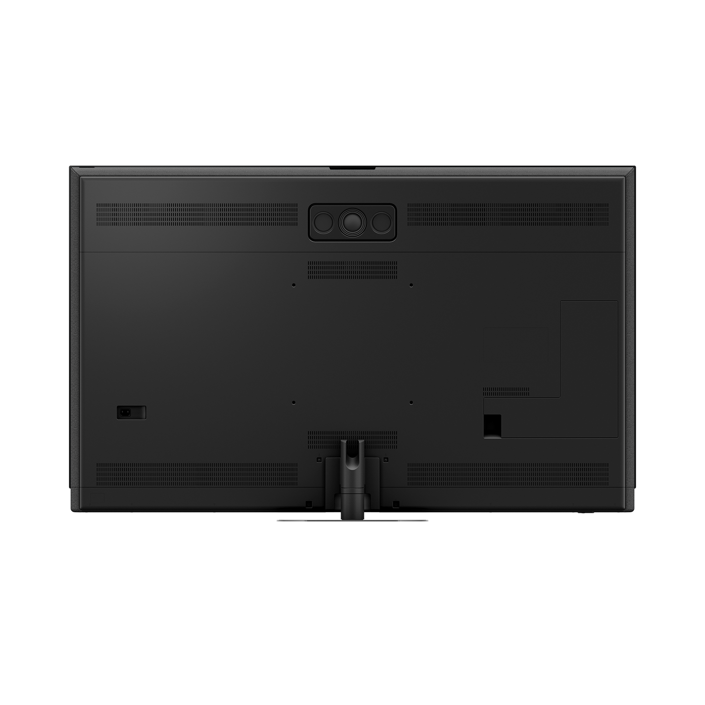 Panasonic TV-65Z95BEK OLED-Fernseher Rückansicht mit Standfuss und Anschlussbereich