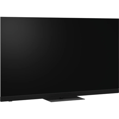 Panasonic TV-77Z90BEK OLED-Fernseher Schrägansicht von rechts mit Standfuss