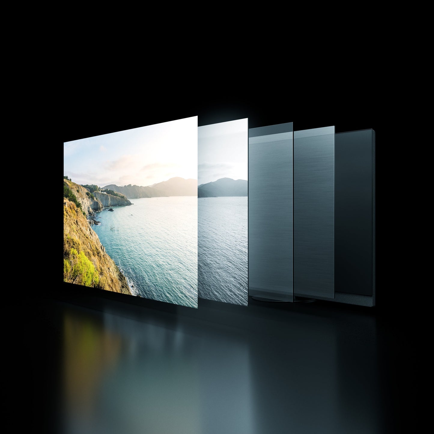 Panasonic TV-77Z95BEKA OLED-Fernseher Detailansicht Tandem-OLED-Panelaufbau mit ThermalFlow
