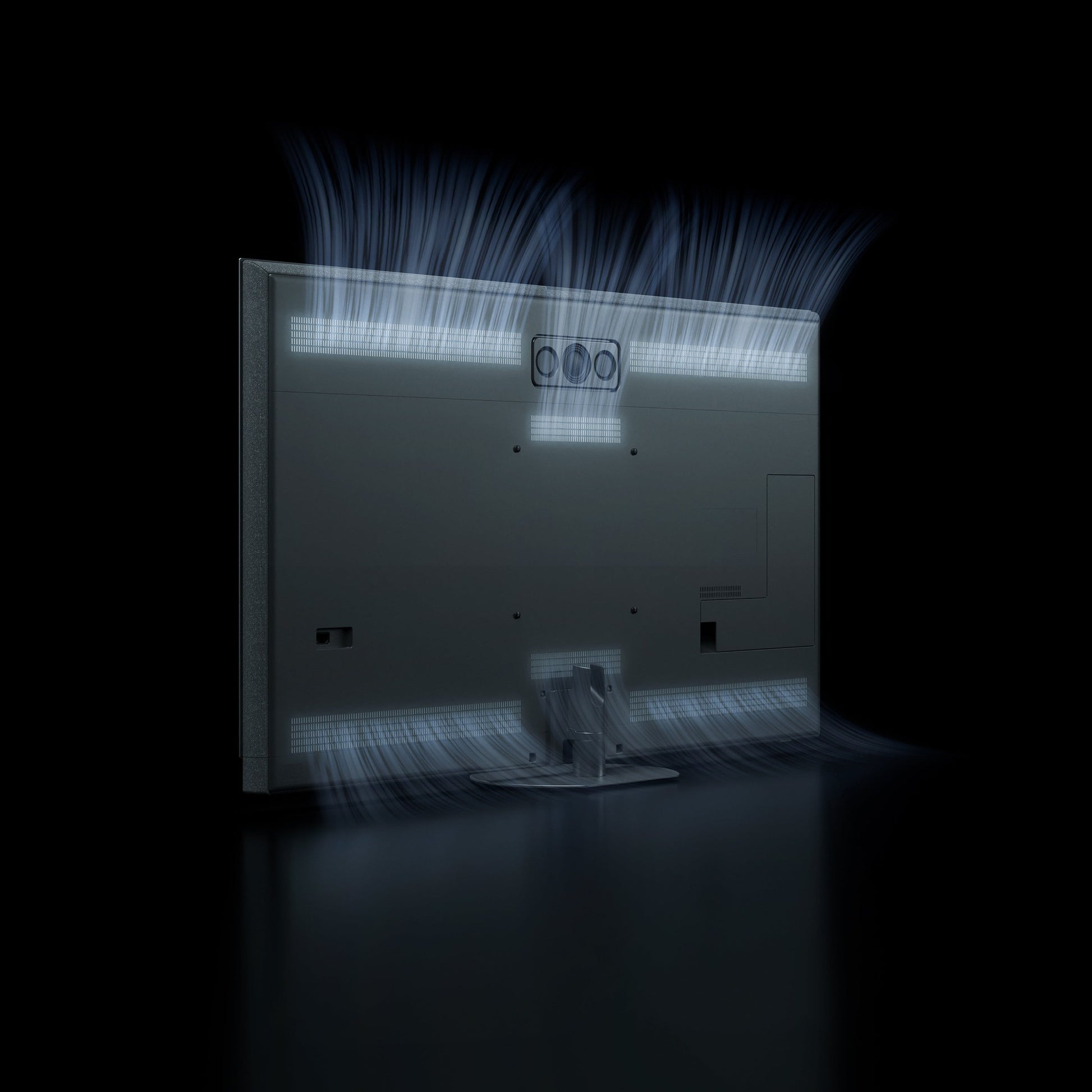 Panasonic TV-77Z95BEKA OLED-Fernseher Detailansicht ThermalFlow Kühltechnologie Rückseite