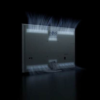 Panasonic TV-77Z95BEKA OLED-Fernseher Detailansicht ThermalFlow Kühltechnologie Rückseite