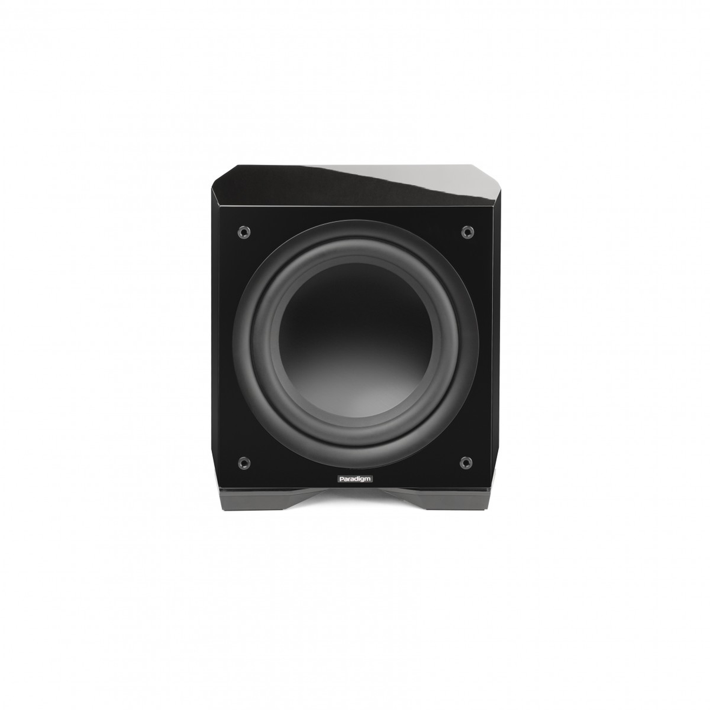 Paradigm Defiance S10 Subwoofer Schrägansicht Übersicht, Gloss Black