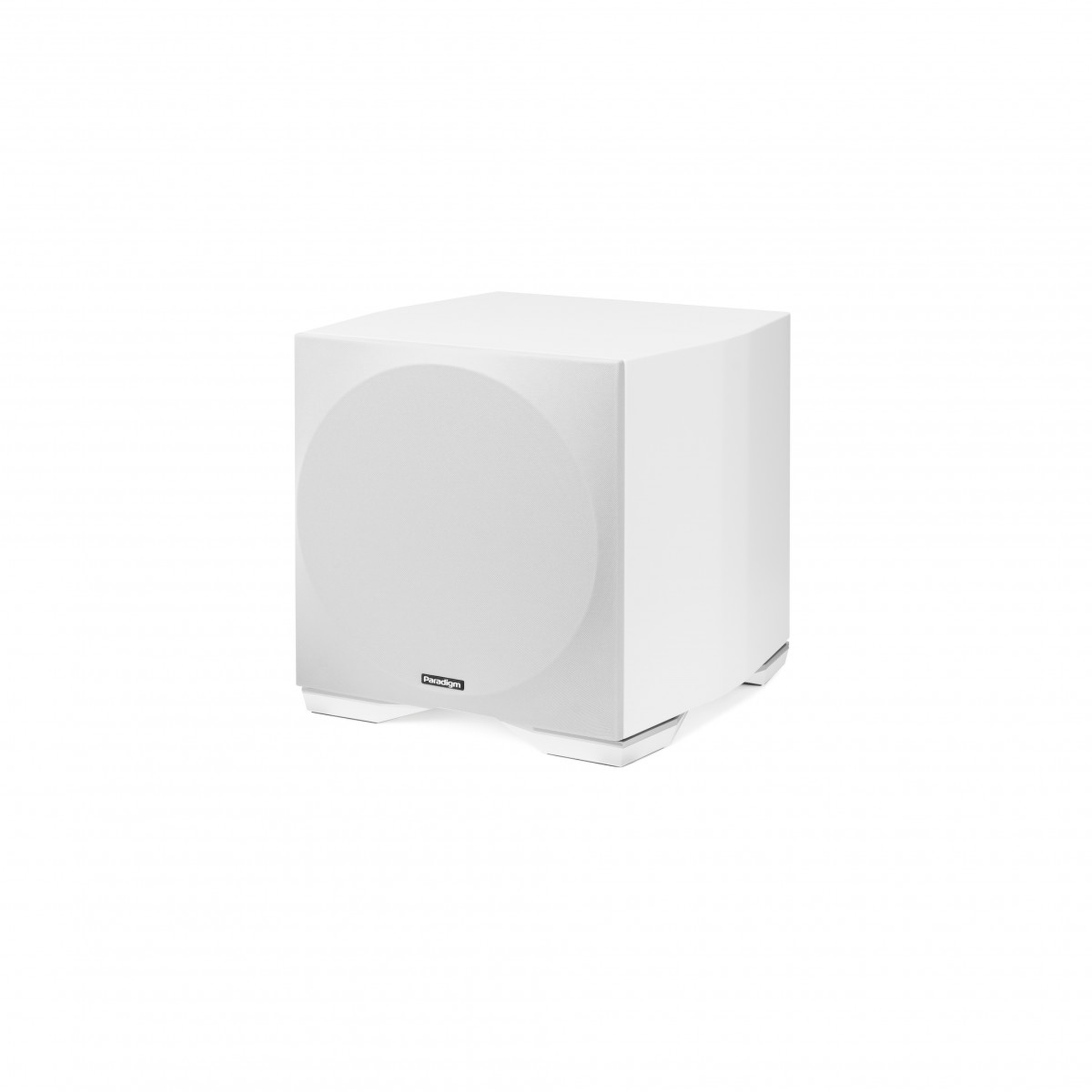 Paradigm Defiance S10 Subwoofer Schrägansicht, Satin White