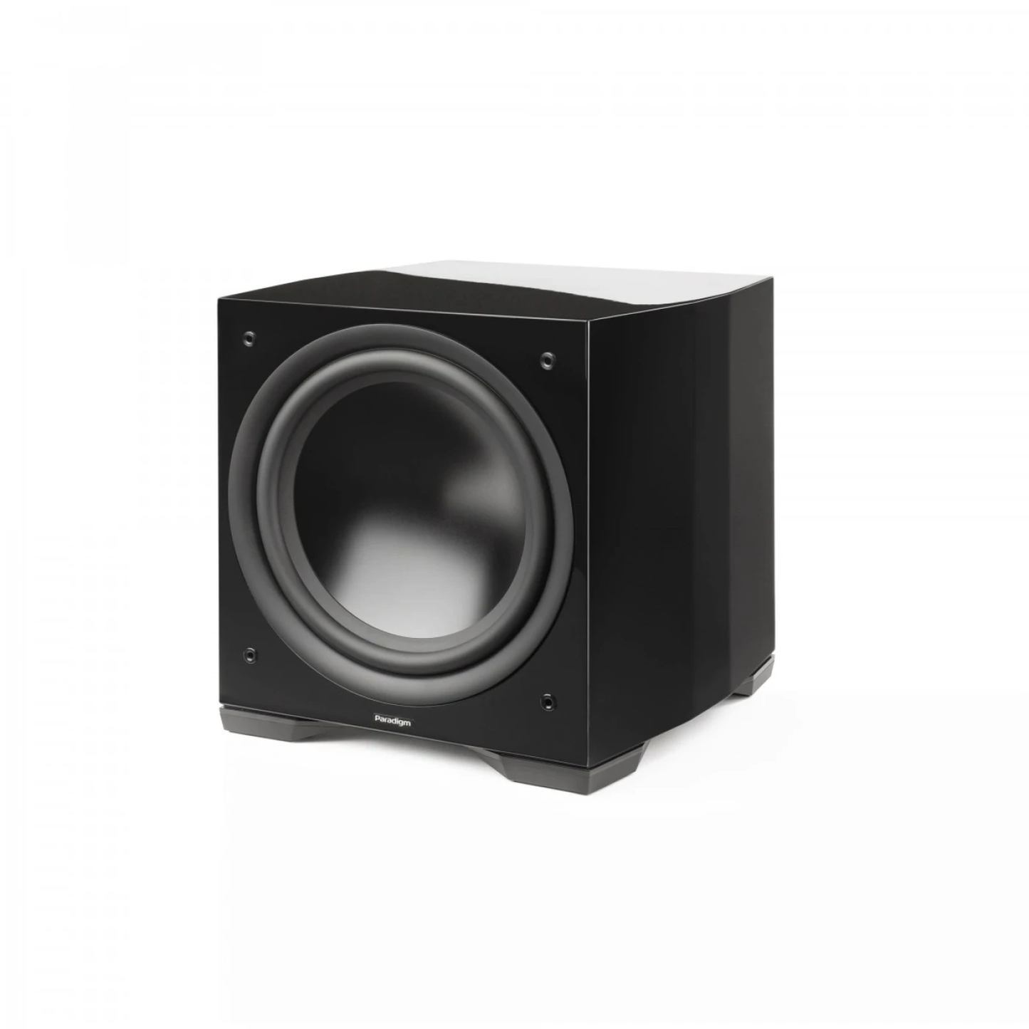 Paradigm Defiance S12 Subwoofer Schrägansicht, Gloss Black