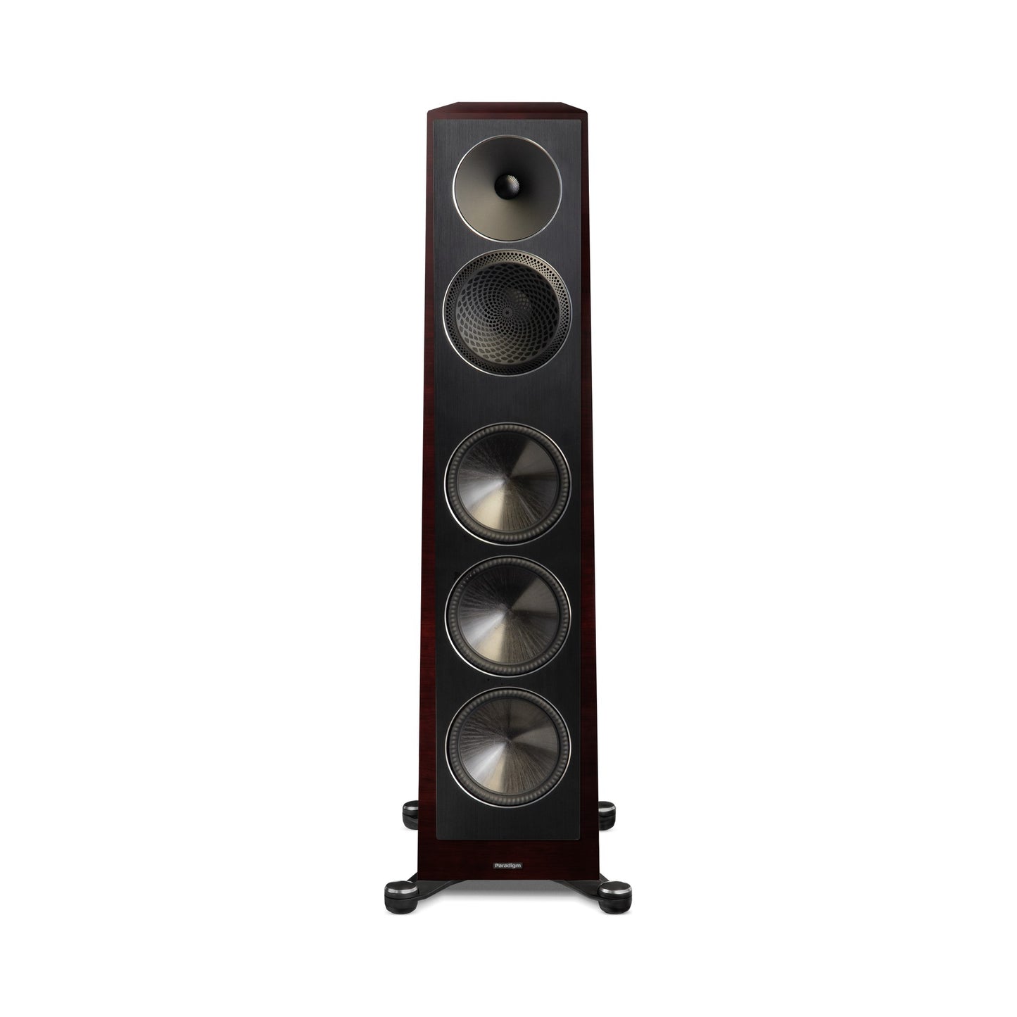 Paradigm Founder 100F Standlautsprecher Frontansicht, Midnight Cherry