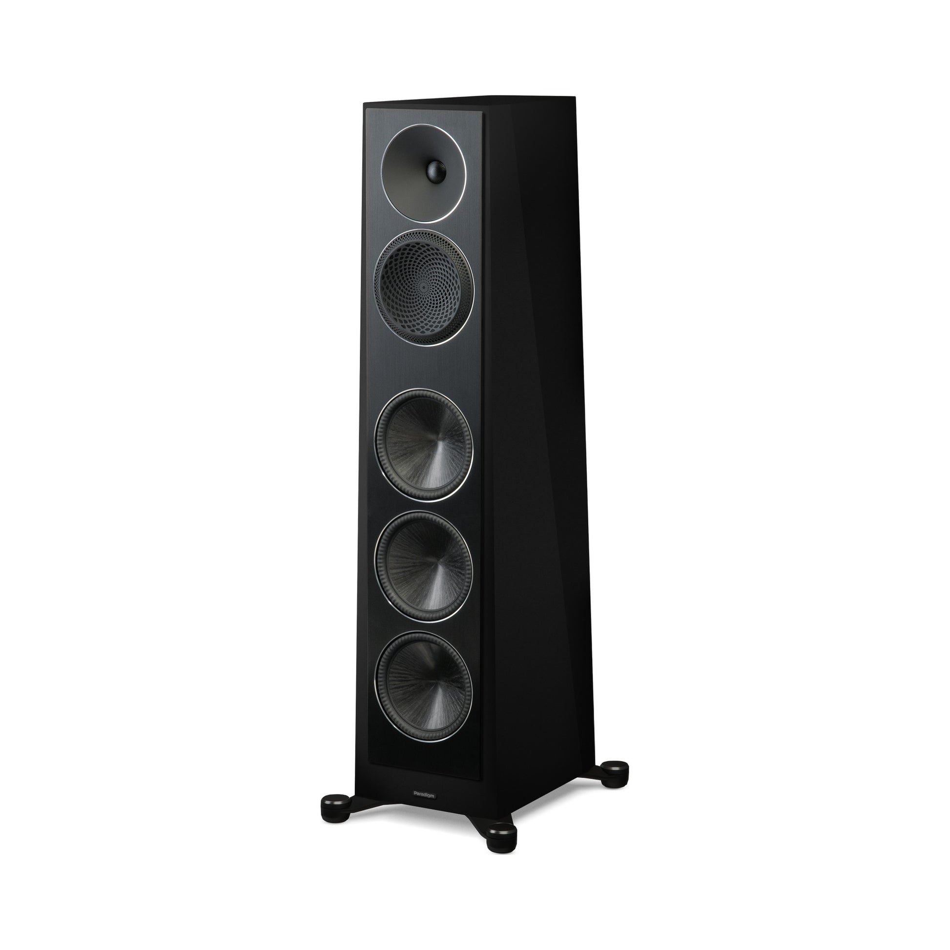 Paradigm Founder 100F Standlautsprecher Schrägansicht, Black Gloss