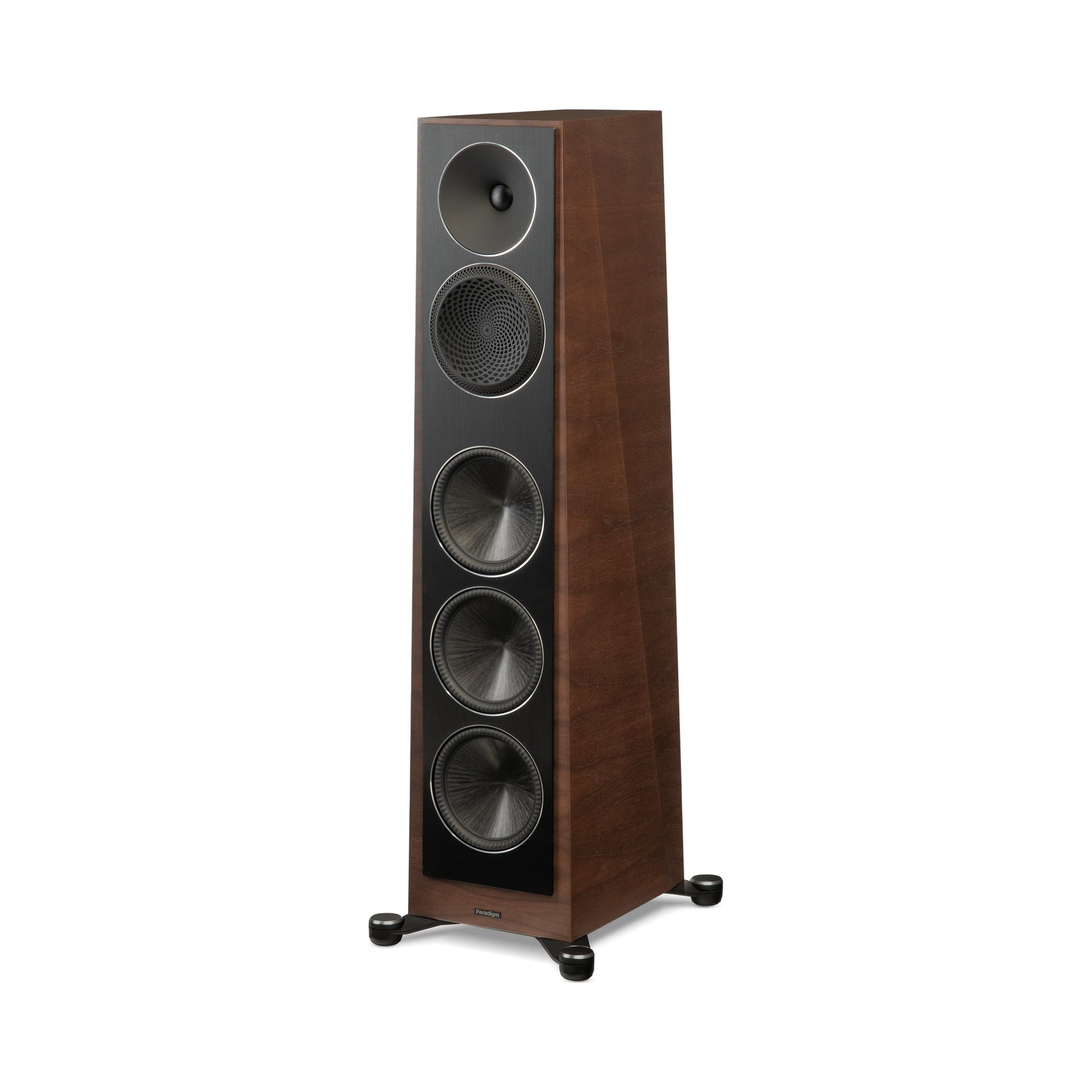 Paradigm Founder 100F Standlautsprecher Schrägansicht, Walnut