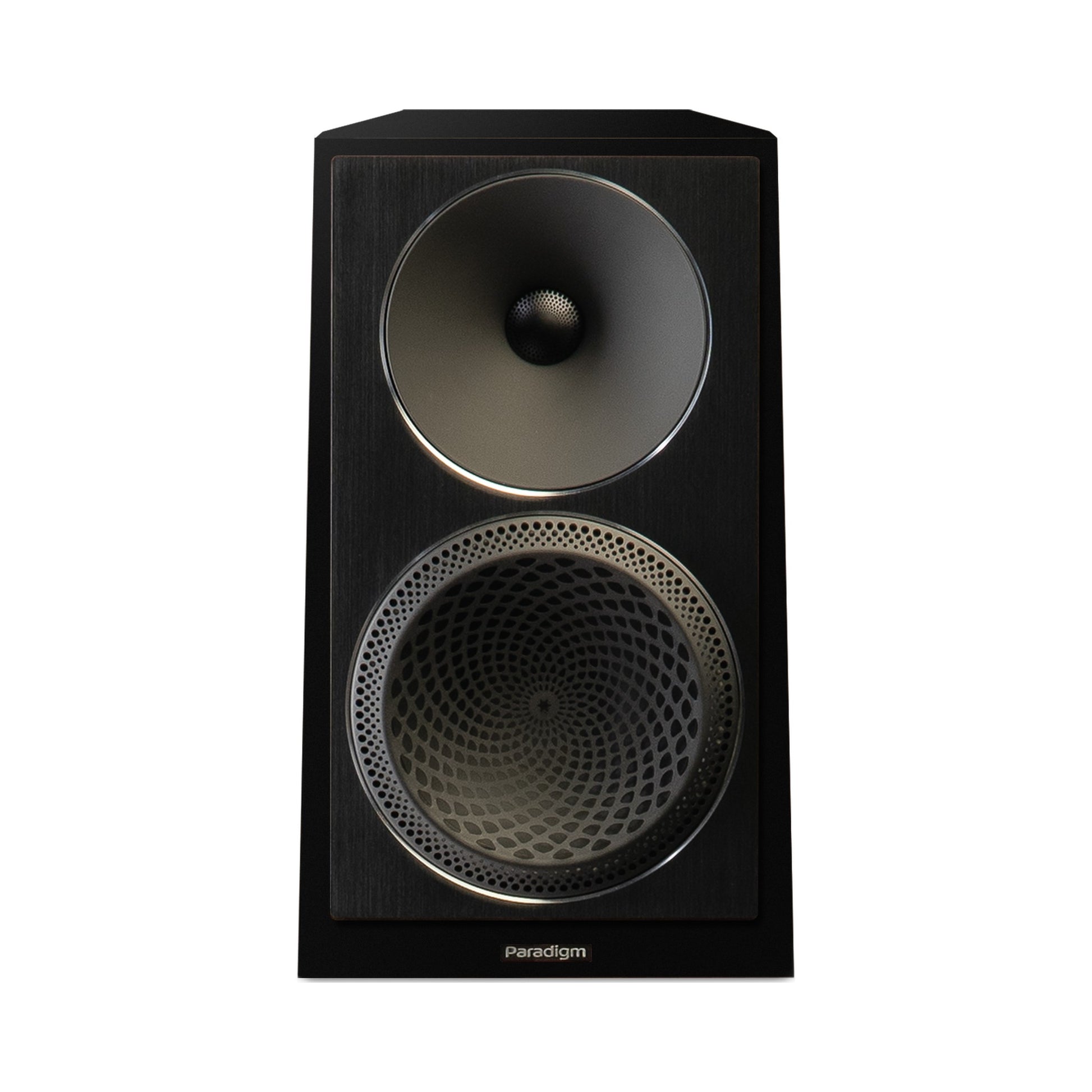 Paradigm Founder 40B Regallautsprecher Frontansicht ohne Standfuss, Black Gloss