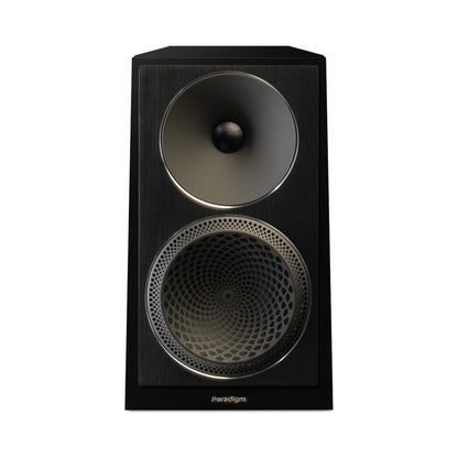Paradigm Founder 40B Regallautsprecher Frontansicht ohne Standfuss, Black Gloss