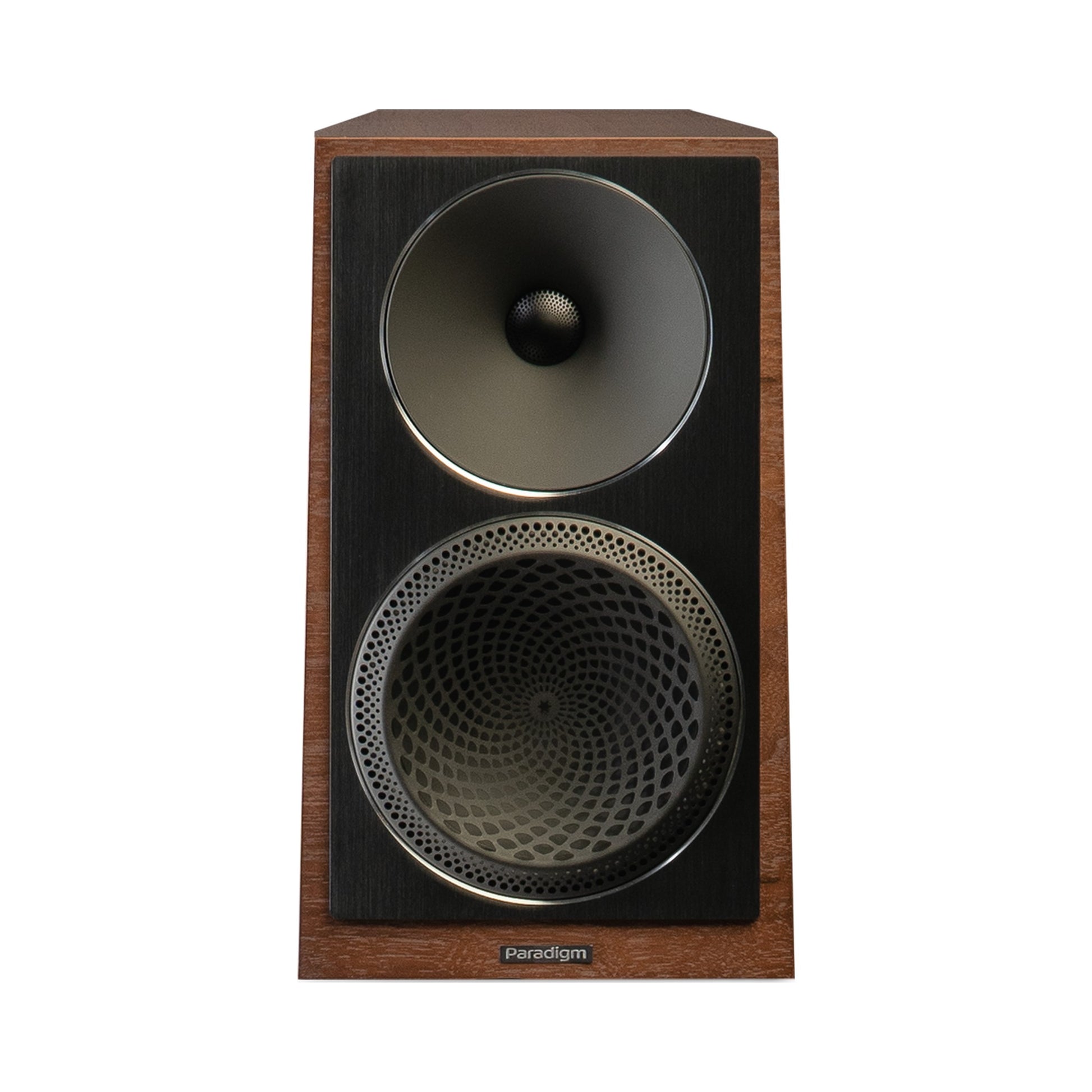 Paradigm Founder 40B Regallautsprecher Frontansicht ohne Standfuss, Walnut