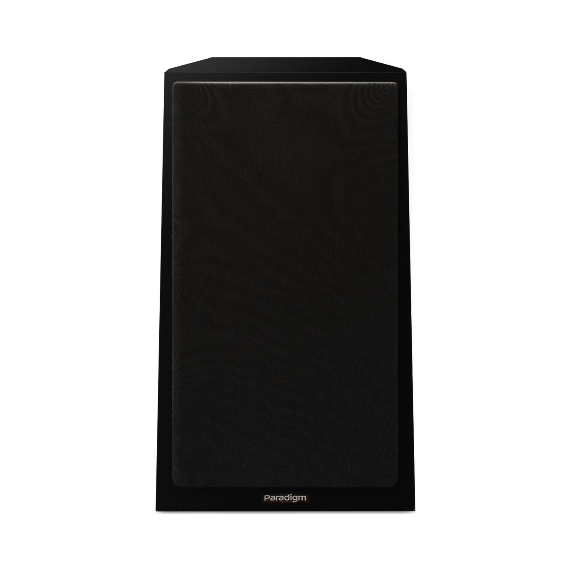 Paradigm Founder 40B Regallautsprecher Frontansicht mit montierter Abdeckung ohne Standfuss, Black Gloss
