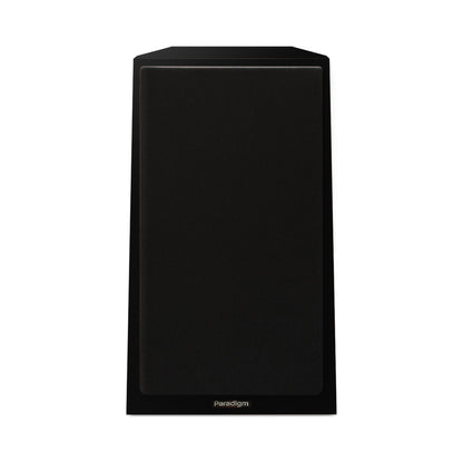 Paradigm Founder 40B Regallautsprecher Frontansicht mit montierter Abdeckung ohne Standfuss, Black Gloss