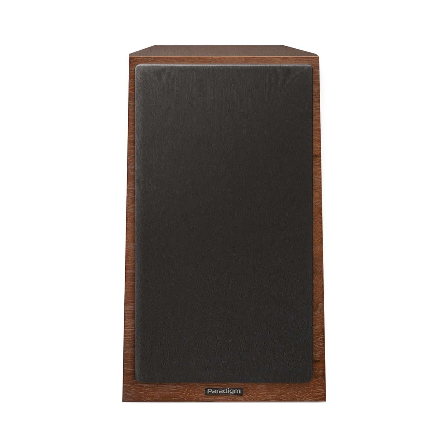 Paradigm Founder 40B Regallautsprecher Frontansicht mit montierter Abdeckung ohne Standfuss, Walnut