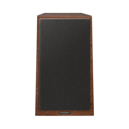 Paradigm Founder 40B Regallautsprecher Frontansicht mit montierter Abdeckung ohne Standfuss, Walnut