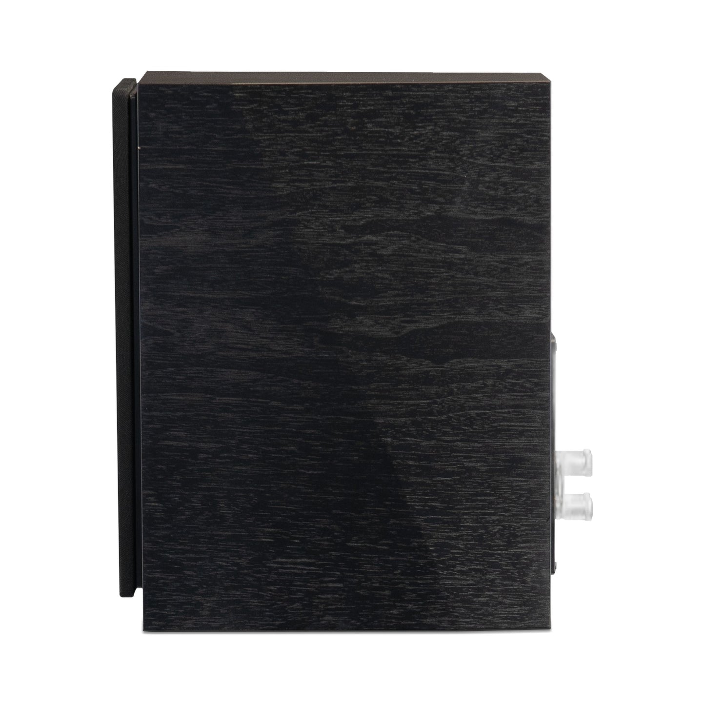 Paradigm Founder 40B Regallautsprecher Seitenansicht mit montierter Abdeckung ohne Standfuss, Black Walnut