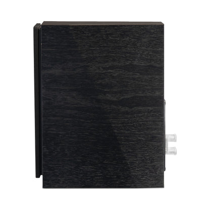 Paradigm Founder 40B Regallautsprecher Seitenansicht mit montierter Abdeckung ohne Standfuss, Black Walnut