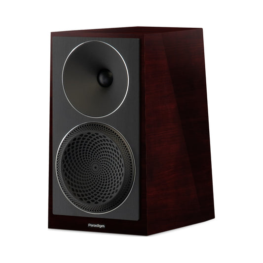Paradigm Founder 40B Regallautsprecher Schrägansicht ohne Standfuss, Midnight Cherry