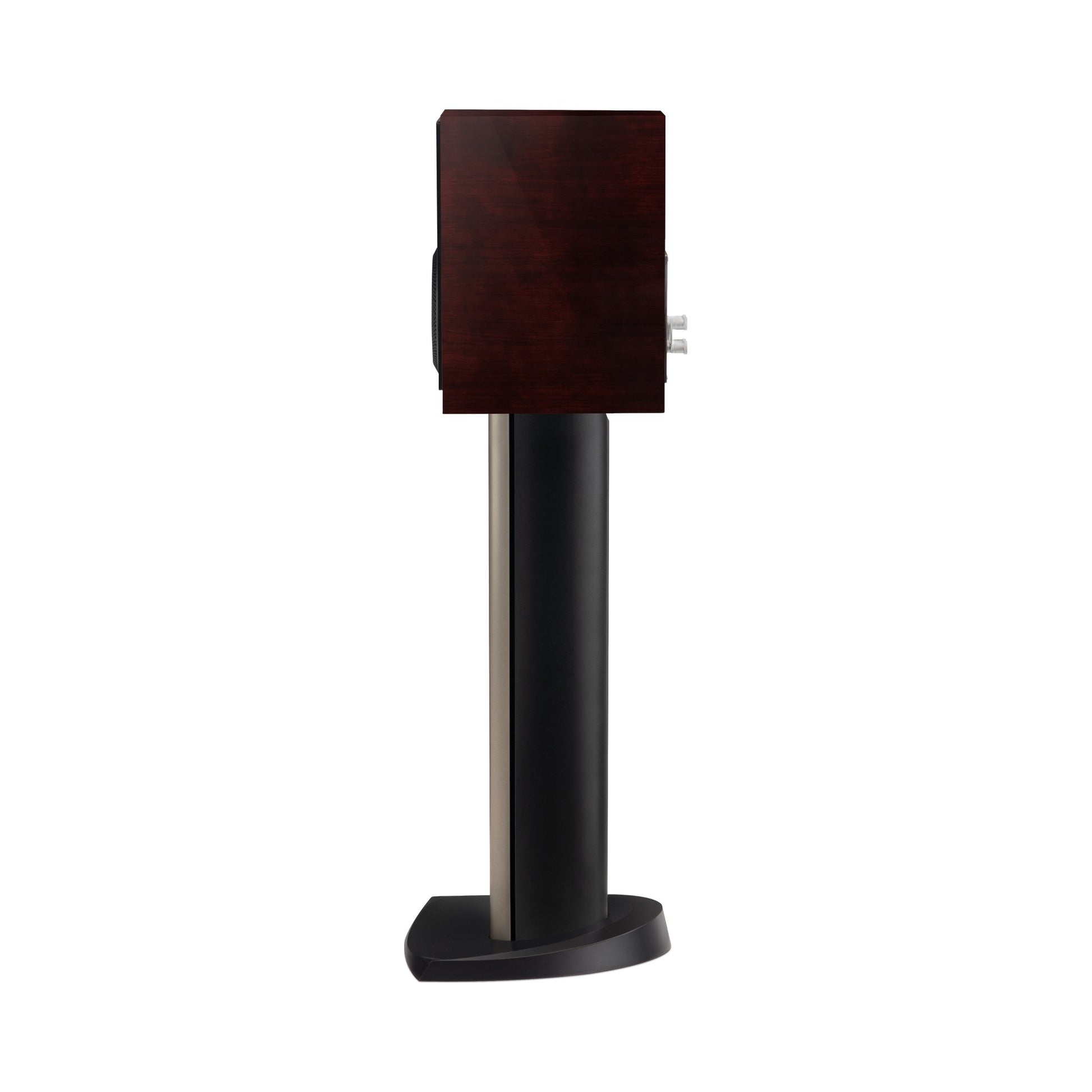 Paradigm Founder 40B Regallautsprecher Seitenansicht auf Standfuss, Midnight Cherry