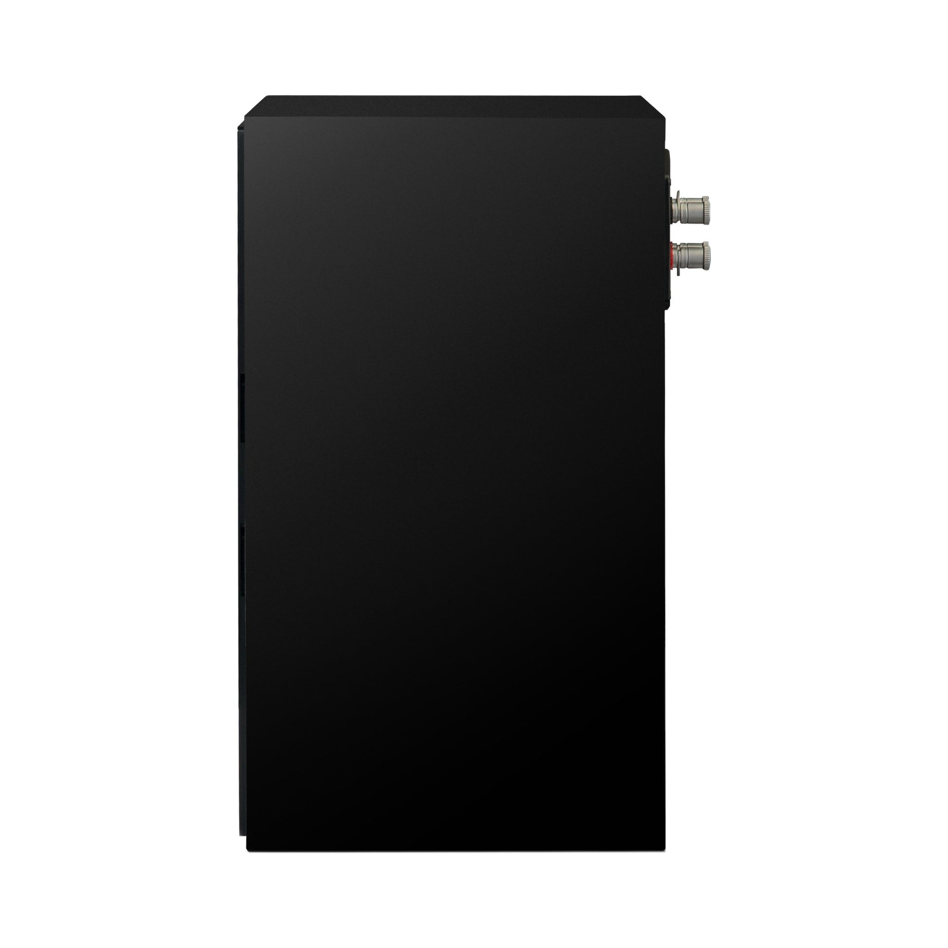 Paradigm Founder 70LCR Lautsprecher Seitenansicht aufrecht aufgestellt, Black Gloss