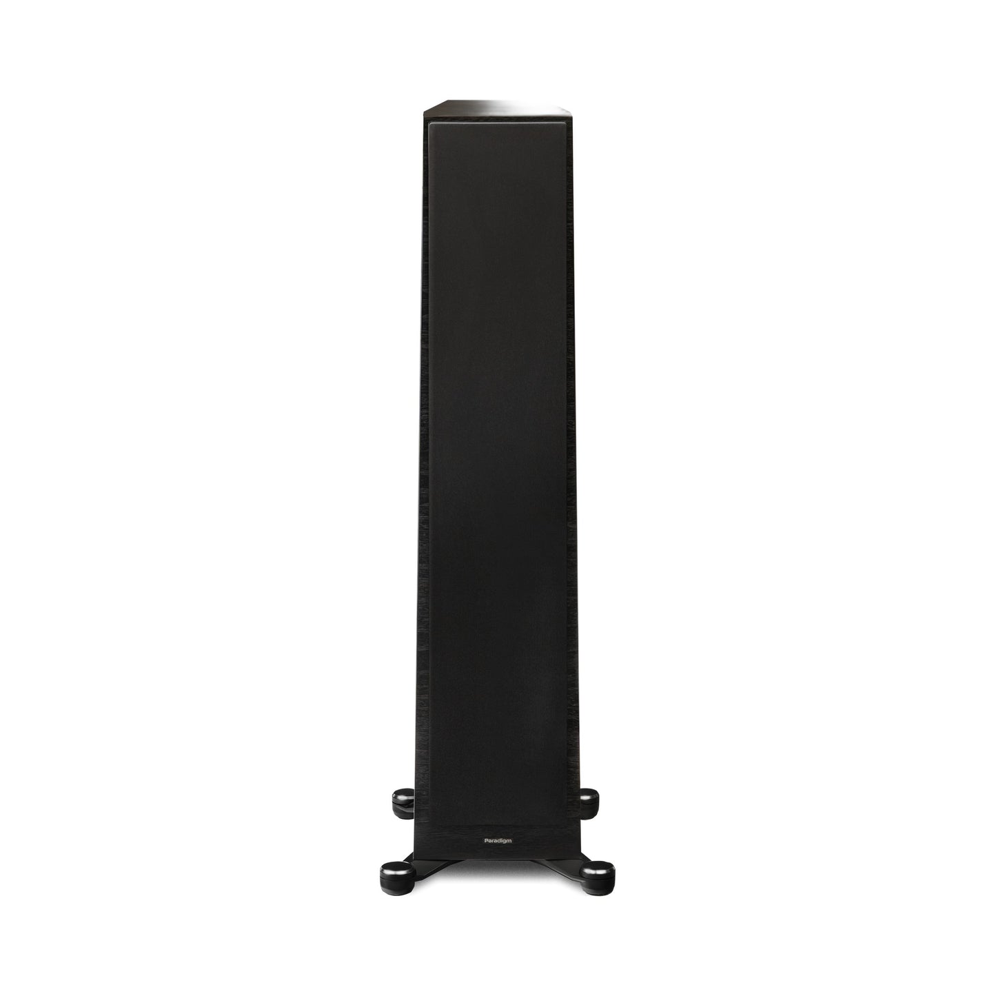 Paradigm Founder 80F Standlautsprecher Frontansicht mit montierter Abdeckung, Black Walnut