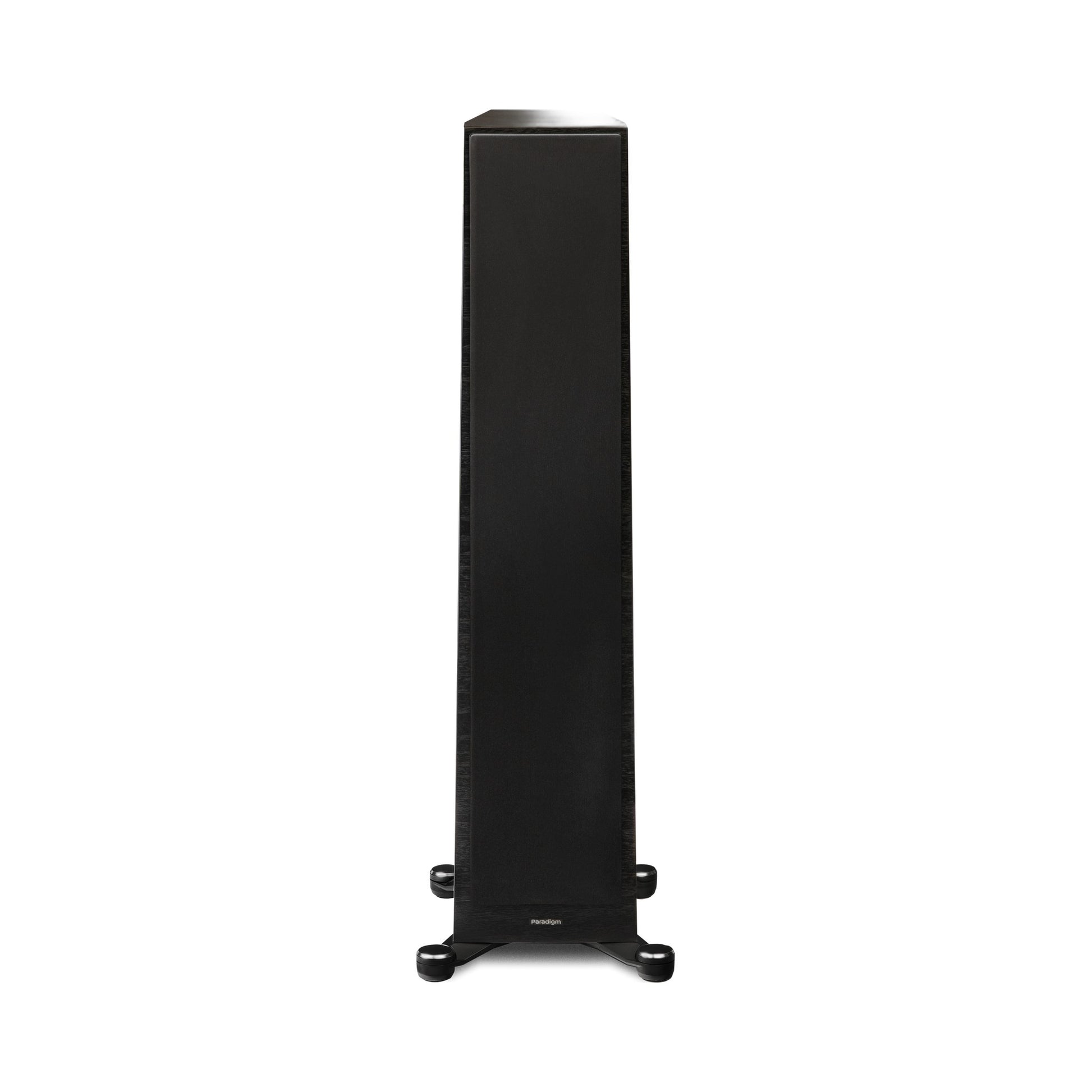 Paradigm Founder 80F Standlautsprecher Frontansicht mit montierter Abdeckung, Black Walnut
