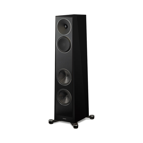 Paradigm Founder 80F Standlautsprecher Schrägansicht, Black Gloss