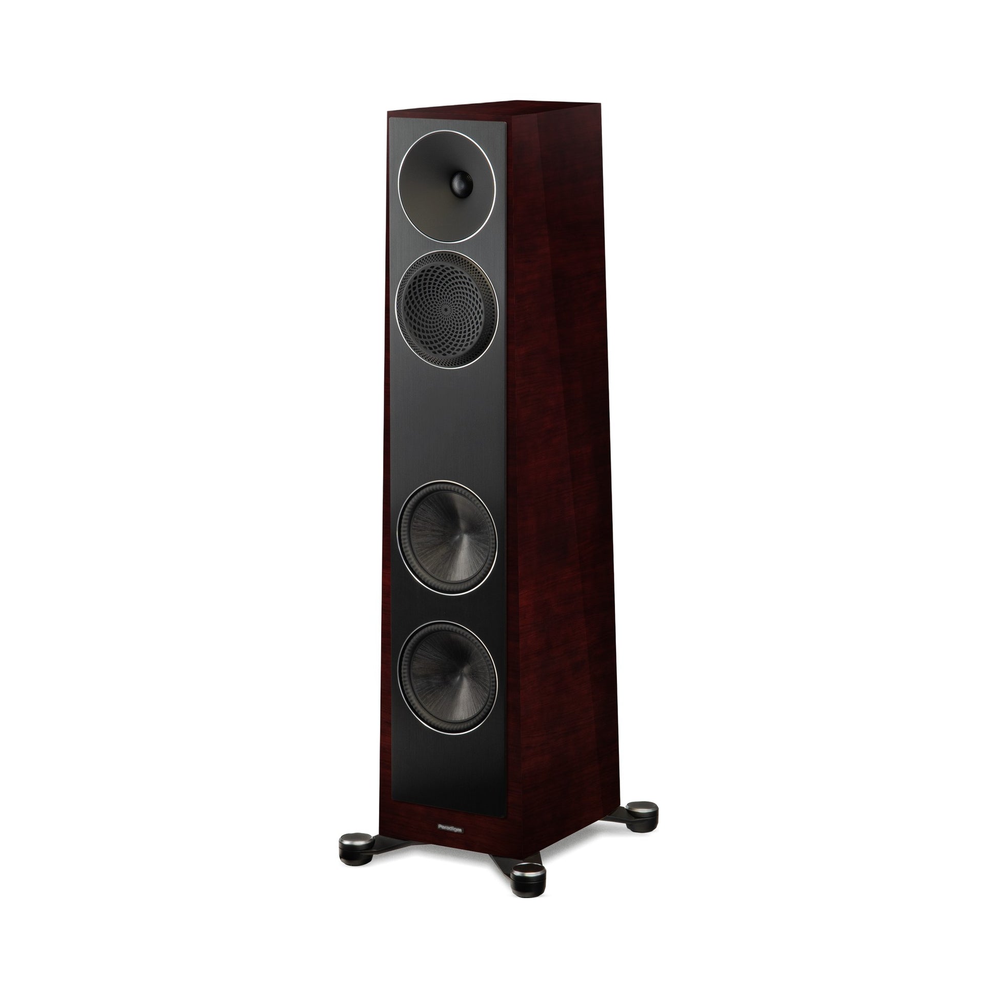 Paradigm Founder 80F Standlautsprecher Schrägansicht, Midnight Cherry