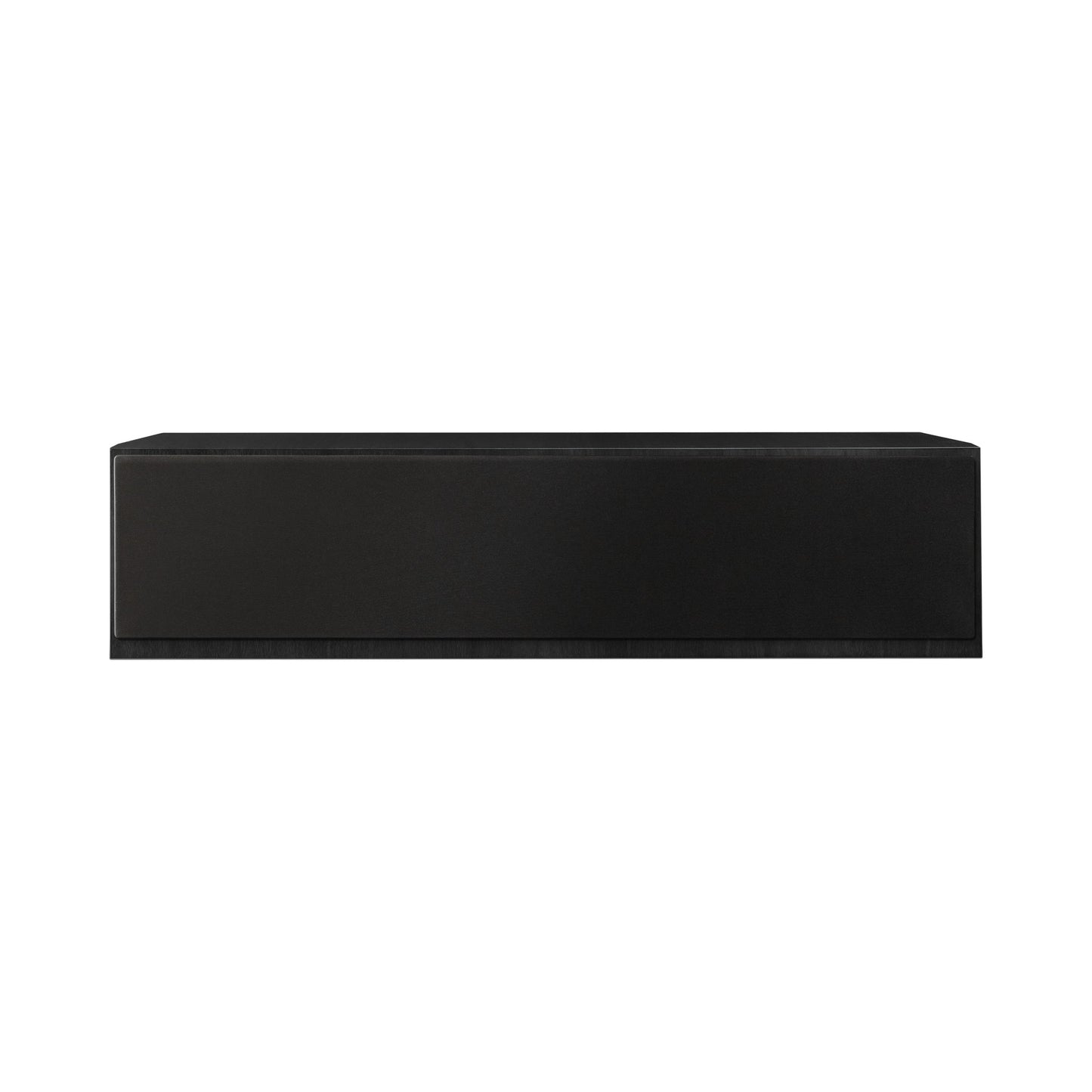Paradigm Founder 90C Center-Lautsprecher Frontansicht mit montierter Abdeckung ohne Standfuss, Black Walnut
