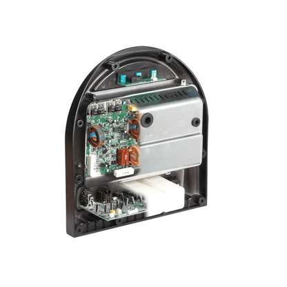 Paradigm Seismic 110 Subwoofer Detailansicht Verstärkermodul und Anschlussbereich, Satin Black