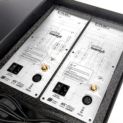 PMC Active Twenty5 Upgrade Aktiv-Nachrüstkit Anschlussfeld beider Aktivmodule mit XLR- und Cinch-Eingang