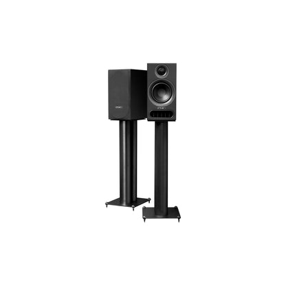 PMC Prodigy1 Regallautsprecher Schwarz Stereopaar auf Lautsprecherständern