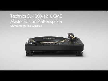 Technics SL-1210GME Master Edition Plattenspieler Produktvorstellung (offizielles Panasonic-Video)