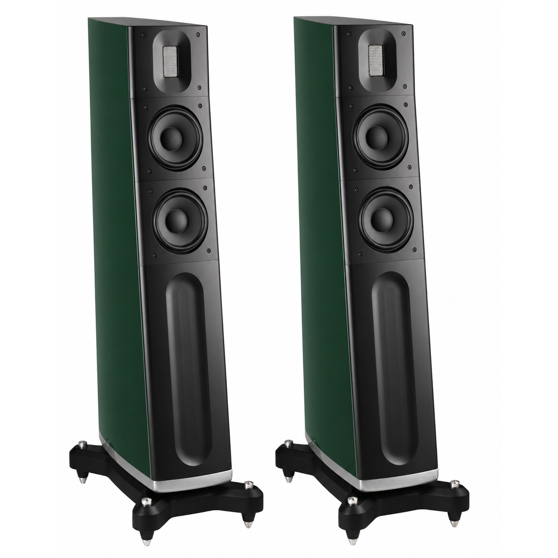 Raidho TD2.2 Signature Standlautsprecher Stereopaar in British Green