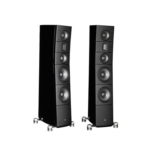 Raidho TD3.8 Standlautsprecher Stereopaar, Schwarz Hochglanz