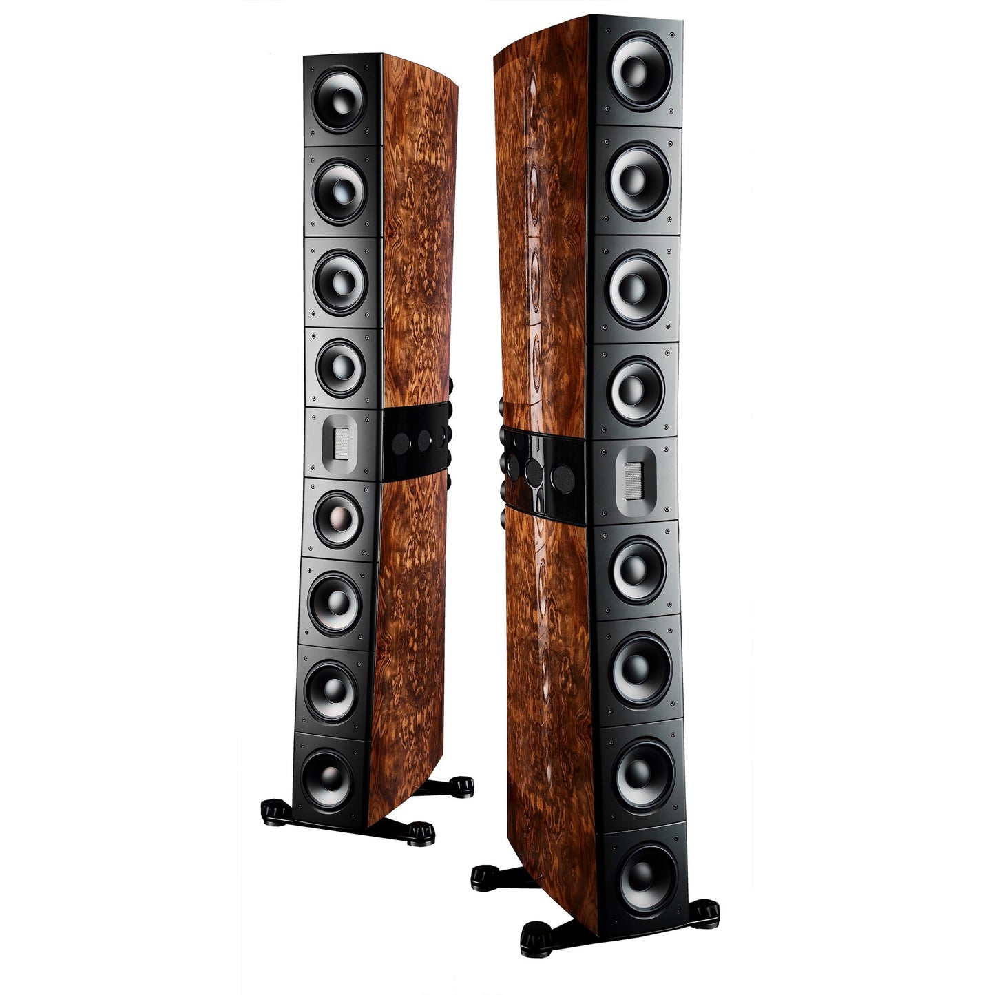 Raidho TD4.8 Standlautsprecher Stereopaar in Walnut Burl