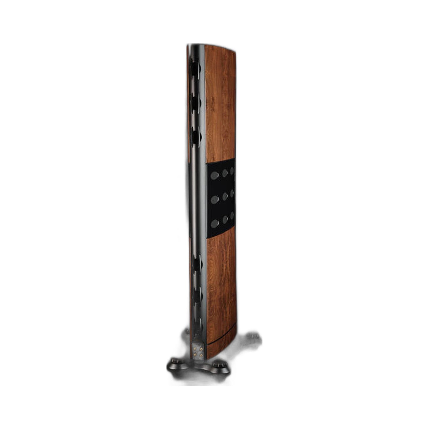 Raidho TD6 Standlautsprecher Rückansicht in Walnut Burl